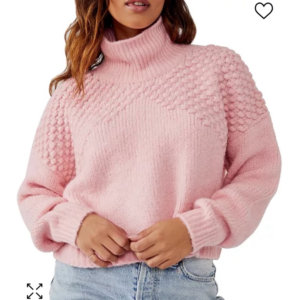 free people Bradley pullover bubblegum NWT